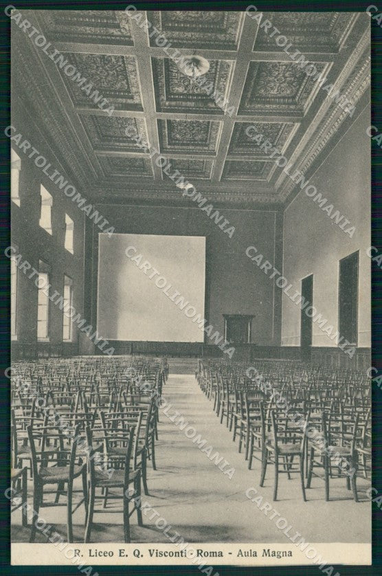 Roma Città Liceo Visconti Aula Magna Alterocca 118716 cartolina MX2445 – fronte
