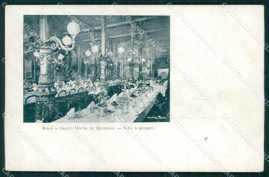 Roma Città Hotel Quirinale Sala da Pranzo cartolina MX2450 – fronte