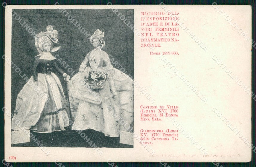 Roma Città Ricordo di Esposizione Arte Lavori Costumi cartolina MX2471 – fronte