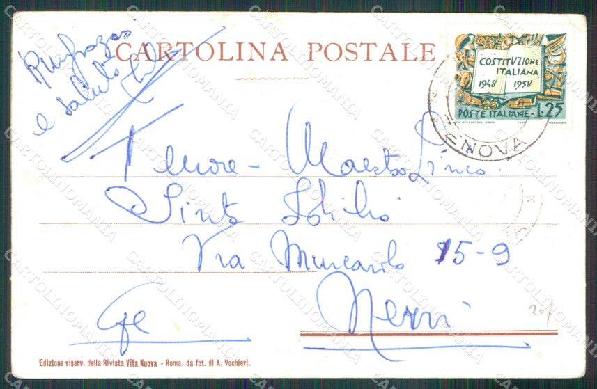 Roma Città Ricordo di Esposizione Arte Lavori Costumi cartolina MX2471 – retro