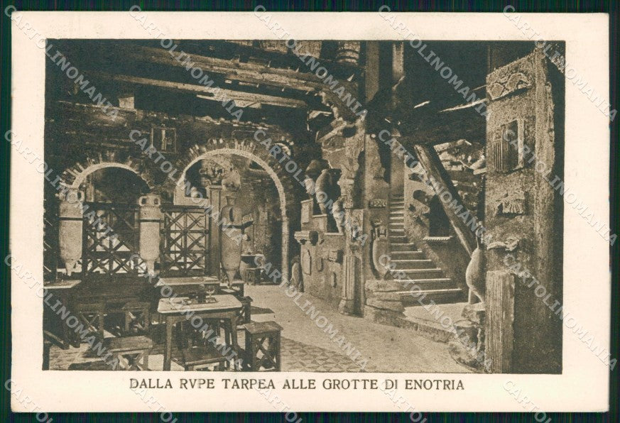 Roma Città Dalla Rupe Tarpea alle Grotte di Enotria Ristorante cartolina MX2482 – fronte