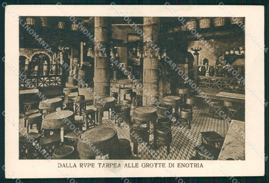 Roma Città Dalla Rupe Tarpea alle Grotte di Enotria Ristorante cartolina MX2484 – fronte