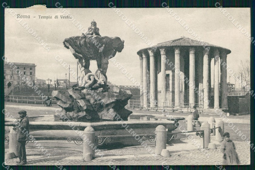 Roma Città Tempio di Vesta Brunner 18614 cartolina MX2497 – fronte