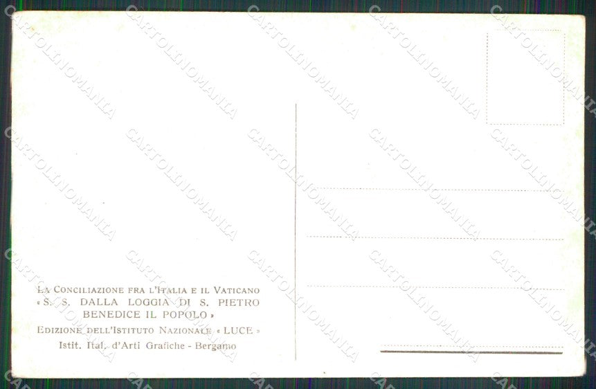 Roma Città Sua Santità Pio X Giardini Vaticani cartolina MX2498 – retro