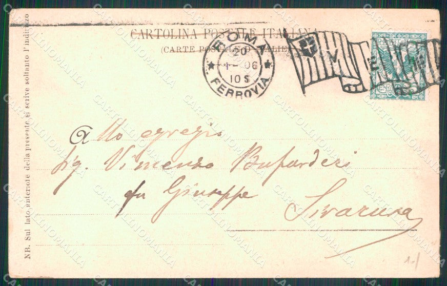 Roma Città Palazzo Margherita Residenza Regina Madre cartolina MX2505 – retro