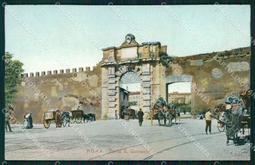 Roma Città Porta San Giovanni cartolina MX2524 – fronte