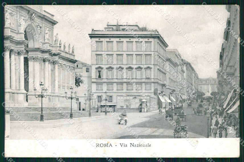 Roma Città Via Nazionale Alterocca 2751 cartolina MX2528 – fronte