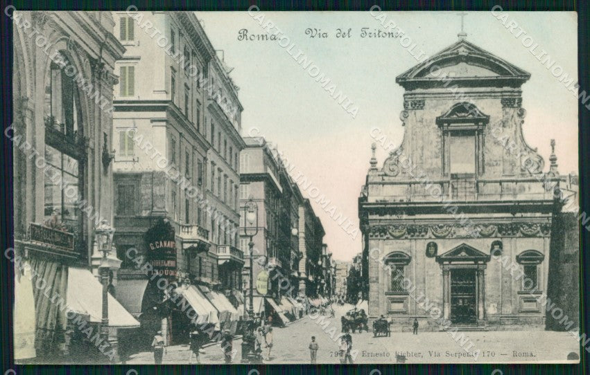 Roma Città Via del Tritone cartolina MX2533 – fronte