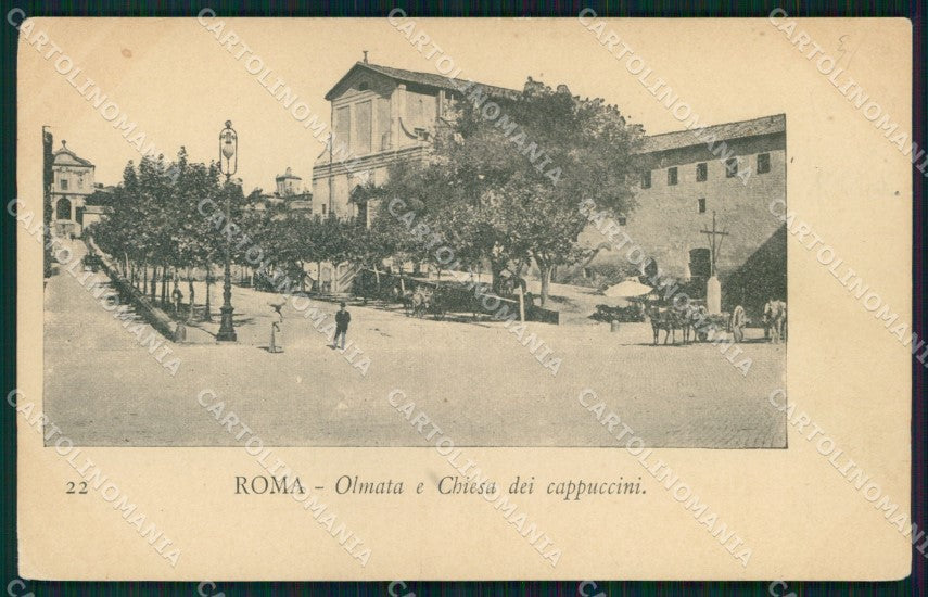 Roma Città Olmata Chiesa dei Cappuccini cartolina MX2544 – fronte