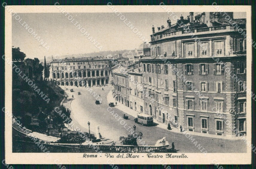 Roma Città Via del Mare Teatro Marcello Corriera cartolina MX2578 – fronte