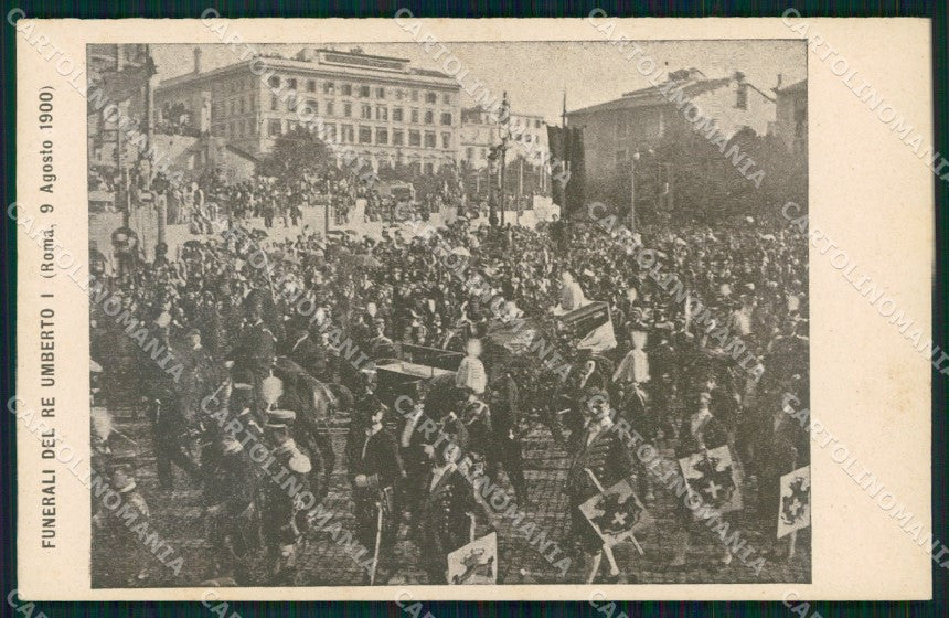 Roma Città Funerali Re Umberto I cartolina MX2592 – fronte