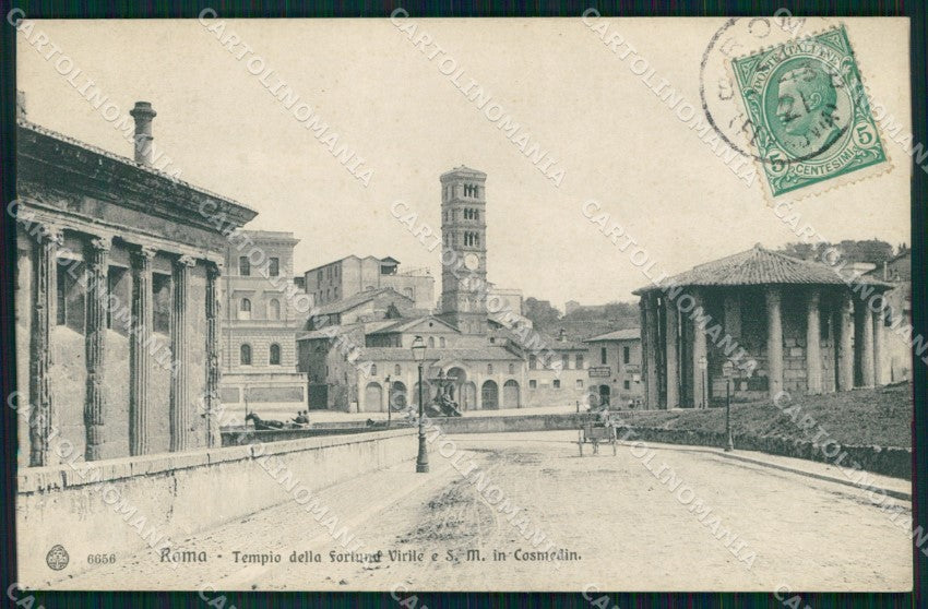 Roma Città Tempio Fortuna Virile Brunner 6656 cartolina MX2602 – fronte