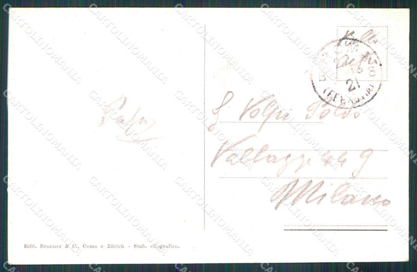 Roma Città Tempio Fortuna Virile Brunner 6656 cartolina MX2602 – retro