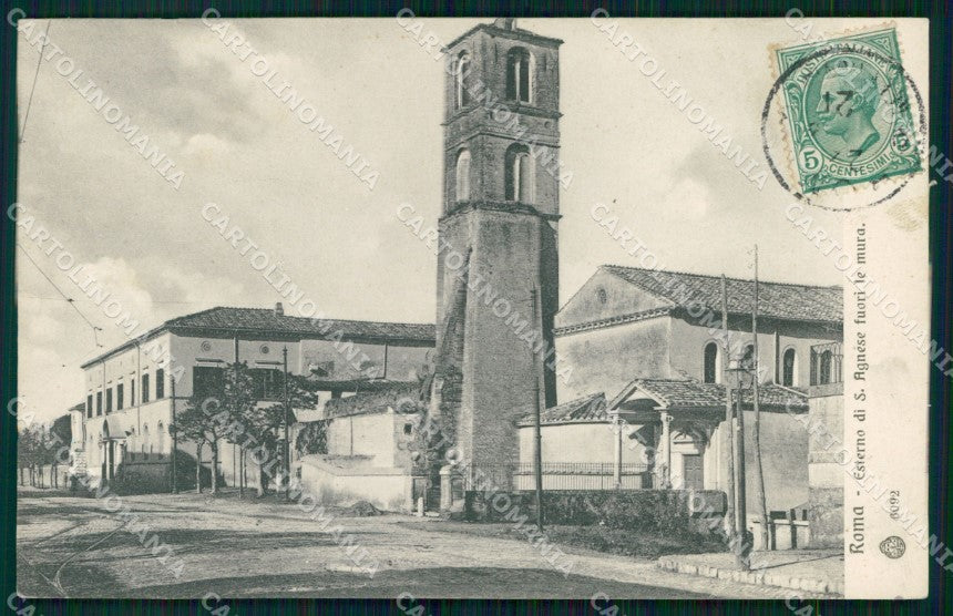 Roma Città Esterno Sant'Agnese Fuori le Mura Brunner 6092 cartolina MX2603 – fronte