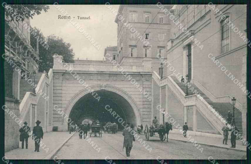 Roma Città Tunnel sotto Quirinale Brunner 6725 cartolina MX2608 – fronte