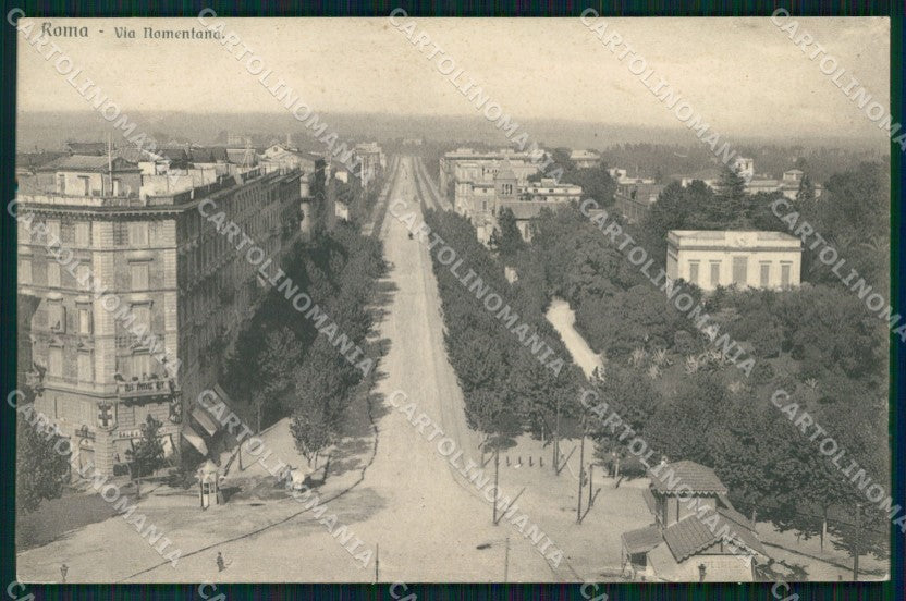 Roma Città Via Nomentana Brunner 6555 cartolina MX2611 – fronte