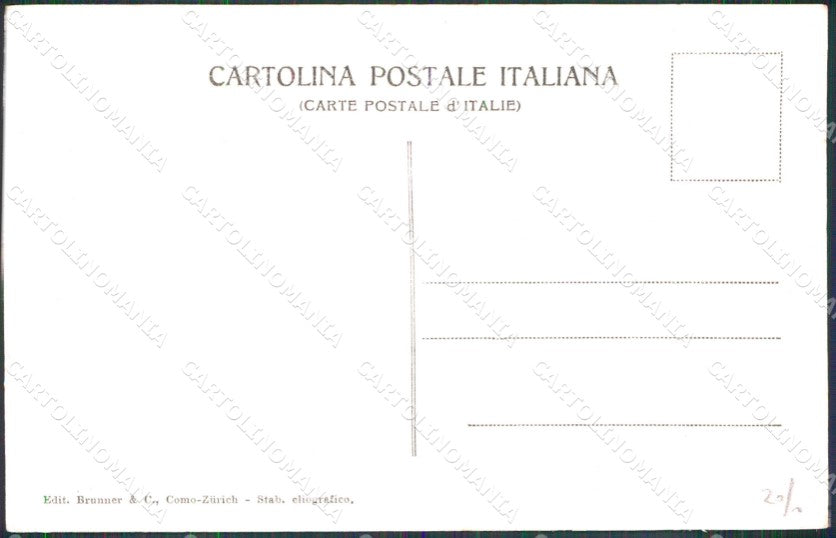Roma Città Piazza del Popolo Santa Maria Miracoli Brunner 6569 cartolina MX2615 – retro