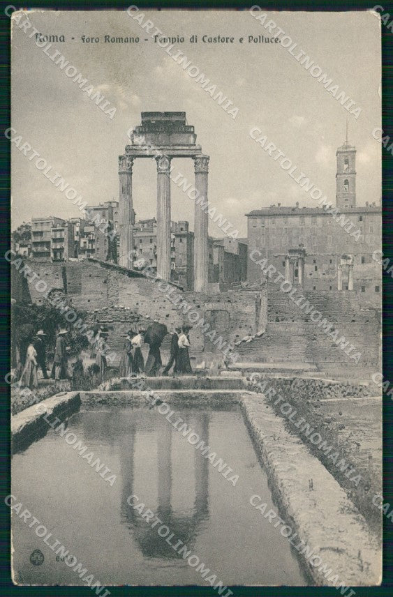 Roma Città Tempio Castore Polluce Foro Romano Brunner 6617 cartolina MX2616 – fronte