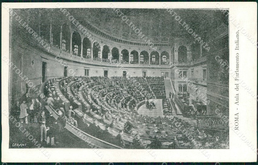 Roma Città Aula Parlamento Italiano cartolina MX2641 – fronte