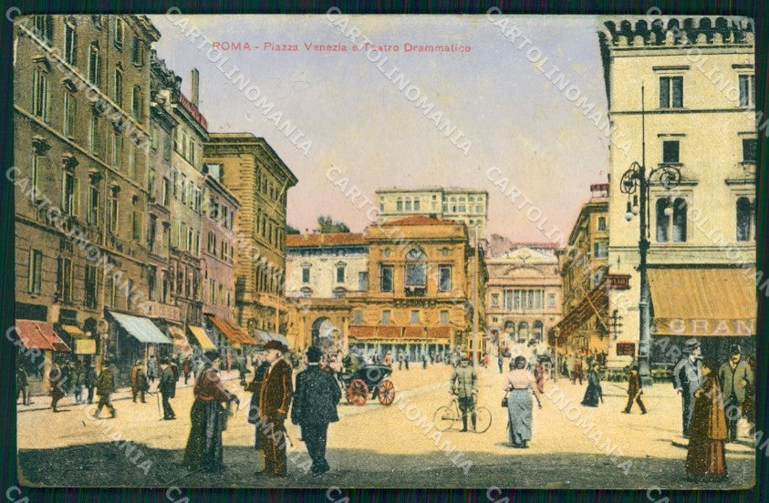 Roma Città Piazza Venezia Teatro Drammatico cartolina MX2655 – fronte