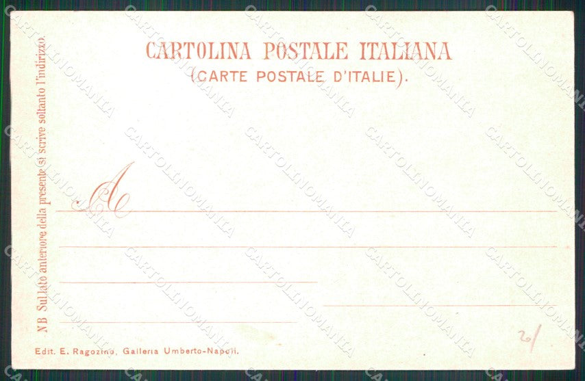 Roma Città Saluto da Castello Costantino Ristorante PIEGA cartolina MX2659 – retro