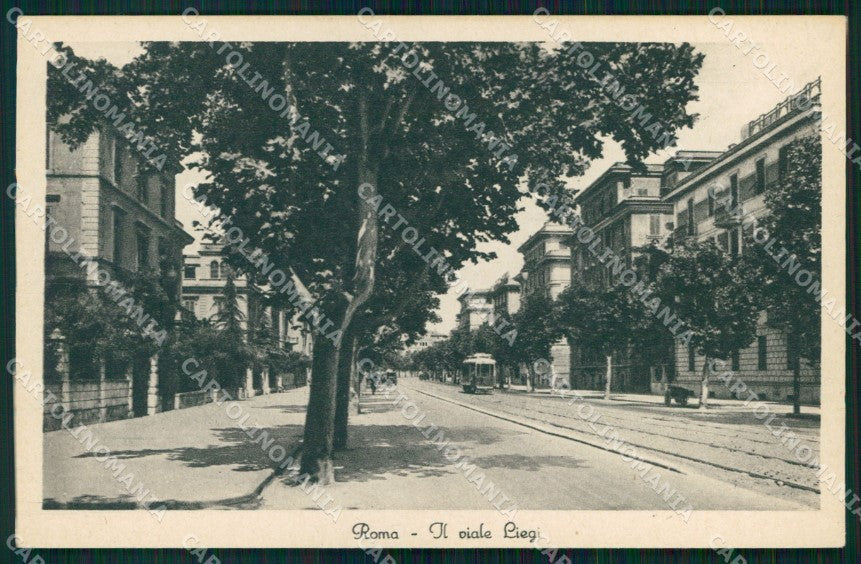 Roma Città Viale Liegi Tram cartolina MX2662 – fronte