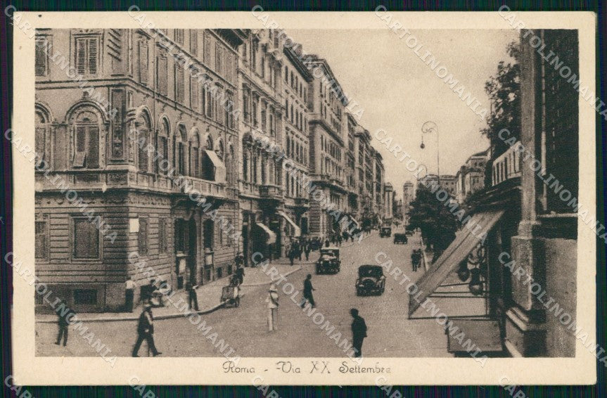 Roma Città Via XX Settembre cartolina MX2678 – fronte