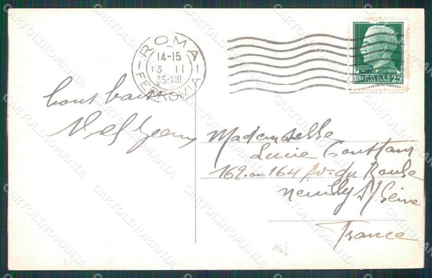 Roma Città Palazzo Capitolino cartolina MX2691 – retro