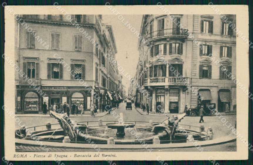 Roma Città Piazza di Spagna Barcaccia del Bernini cartolina MX2702 – fronte