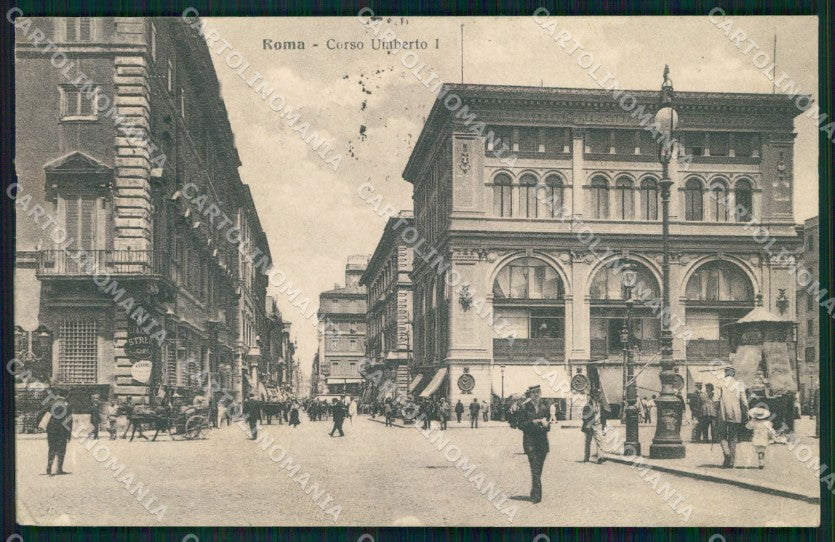 Roma Città Corso Umberto I Alterocca cartolina MX2703 – fronte