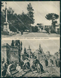 Roma Città Via Appia Basilica San Sebastiano Doppia cartolina MX2710 – fronte