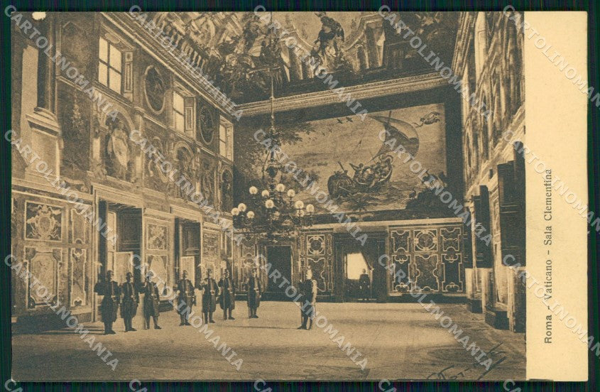 Roma Città Vaticano Sala Clementina ABRASA Alterocca 8424 cartolina MX2713 – fronte