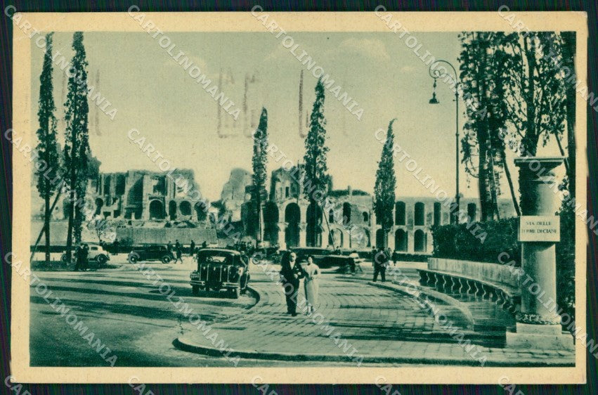 Roma Città Piazza Romolo Remo Valle Murcia cartolina MX2719 – fronte