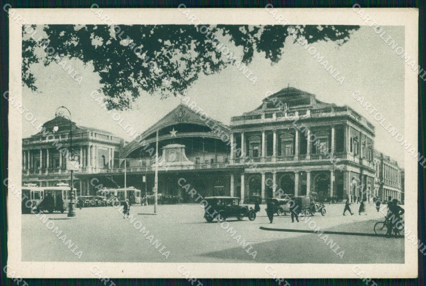 Roma Città Piazza dei Cinquecento Stazione Ferroviaria Tram cartolina MX2736 – fronte
