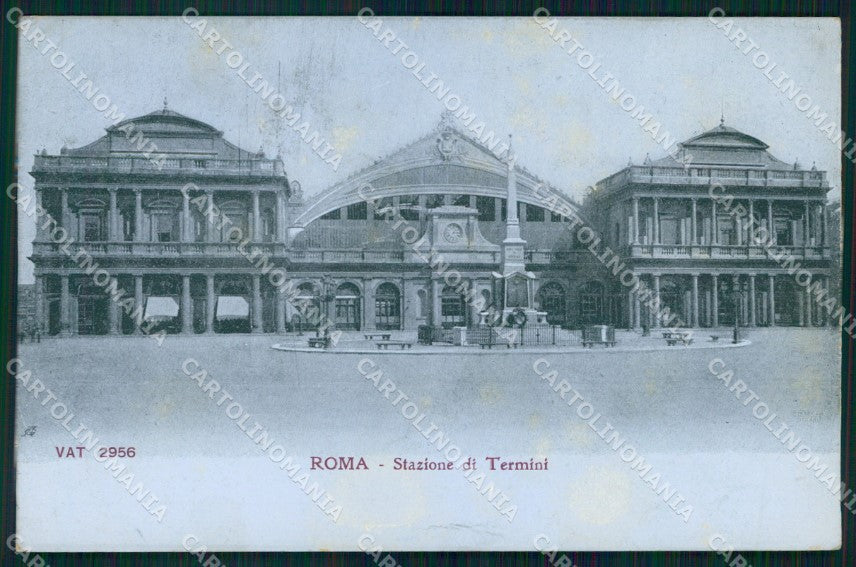 Roma Città Stazione Centrale Termini Alterocca 2956 cartolina MX2738 – fronte