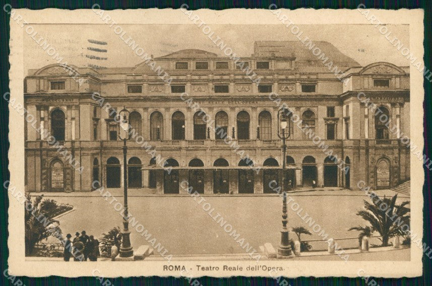 Roma Città Teatro Reale dell'Opera cartolina MX2745 – fronte