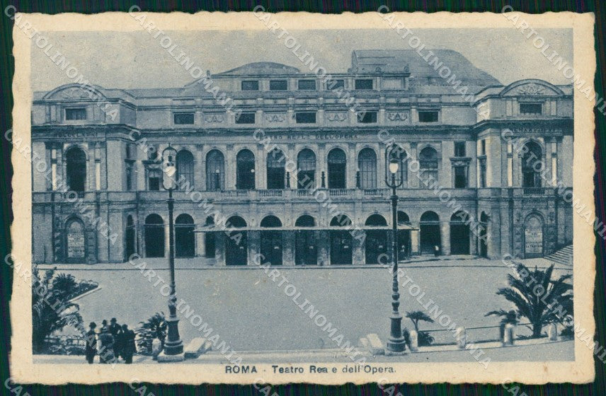 Roma Città Teatro Reale dell'Opera cartolina MX2746 – fronte
