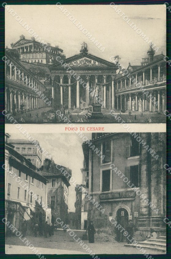 Roma Città Foro di Cesare Trattoria Foro Romano cartolina MX2748 – fronte