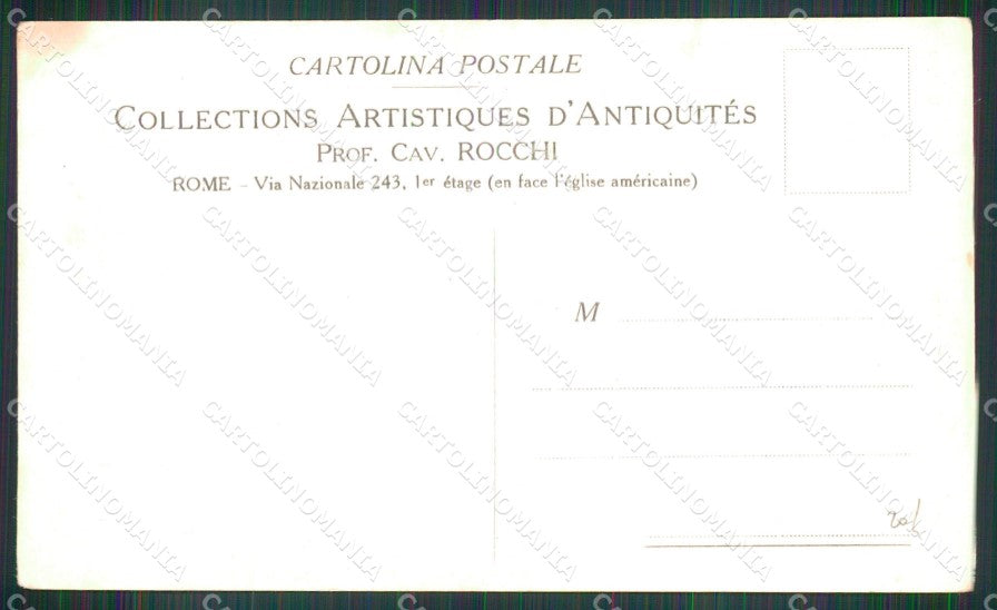Roma Città Via Nazionale Collezione Rocchi Artistica Antichità cartolina MX2749 – retro
