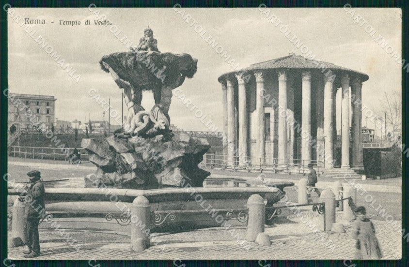 Roma Città Tempio di Vesta Brunner 18614 cartolina MX2763 – fronte