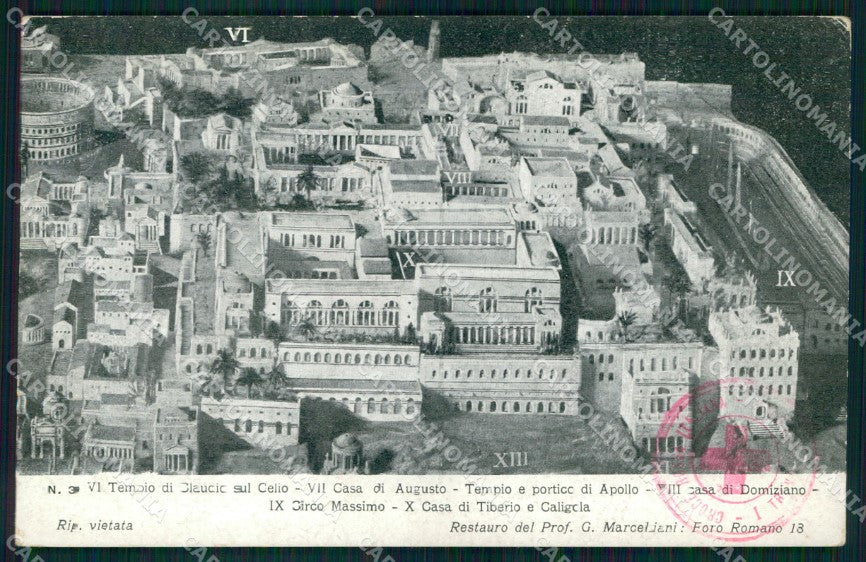 Roma Città Casa Augusto Circo Massimo Tempio Portico Apollo cartolina MX2764 – fronte