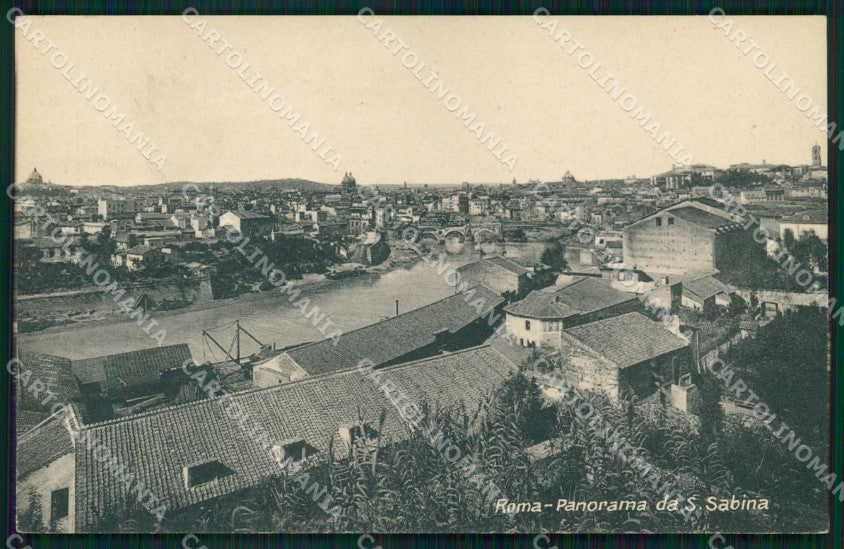 Roma Città Veduta da Santa Sabina cartolina MX2766 – fronte