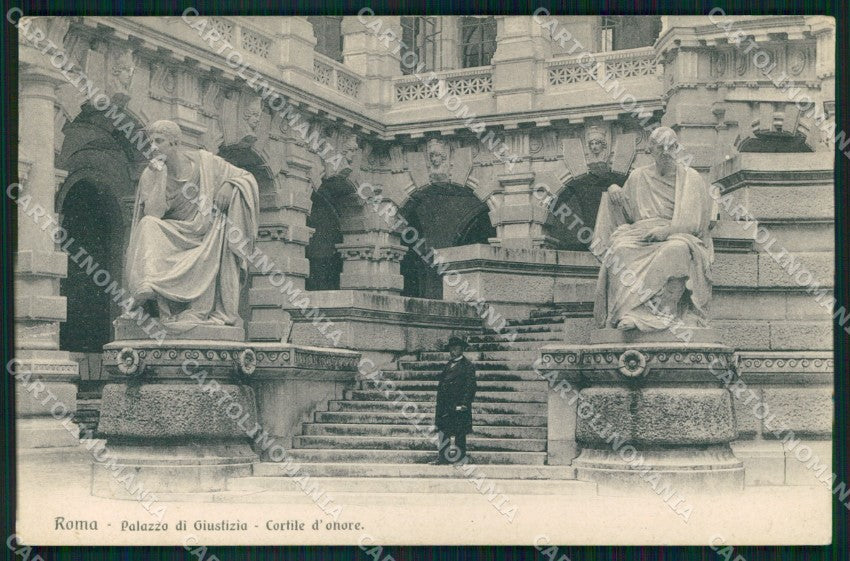 Roma Città Palazzo di Giustizia Cortile d'Onore cartolina MX2768 – fronte