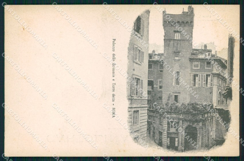 Roma Città Palazzo della Scimmia Torre cartolina MX2777 – fronte