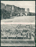 Roma Città Terme Caracalla Facciata Veduta Panoramica Doppia cartolina MX2785 – fronte