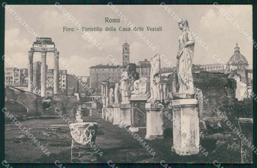 Roma Città Foro Peristilio Casa Vestali Modiano 11402 cartolina MX2787 – fronte