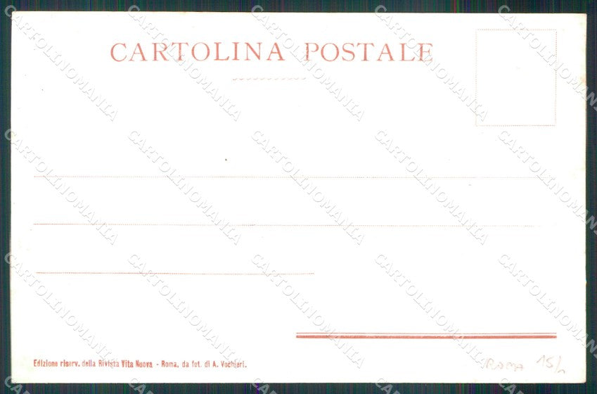 Roma Città Ricordo di Esposizione Arte Lavori Costumi cartolina MX2790 – retro