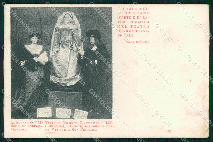 Roma Città Ricordo di Esposizione Arte Lavori Costumi cartolina MX2798 – fronte