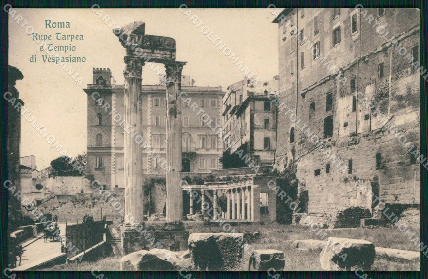 Roma Città Rupe Tarpea Tempio Vespasiano Modiano 12691 cartolina MX2801 – fronte