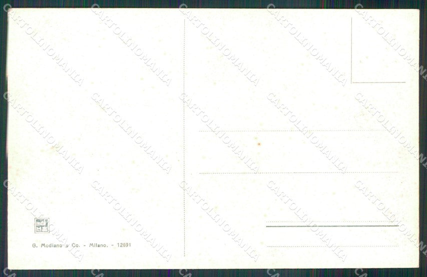 Roma Città Rupe Tarpea Tempio Vespasiano Modiano 12691 cartolina MX2801 – retro